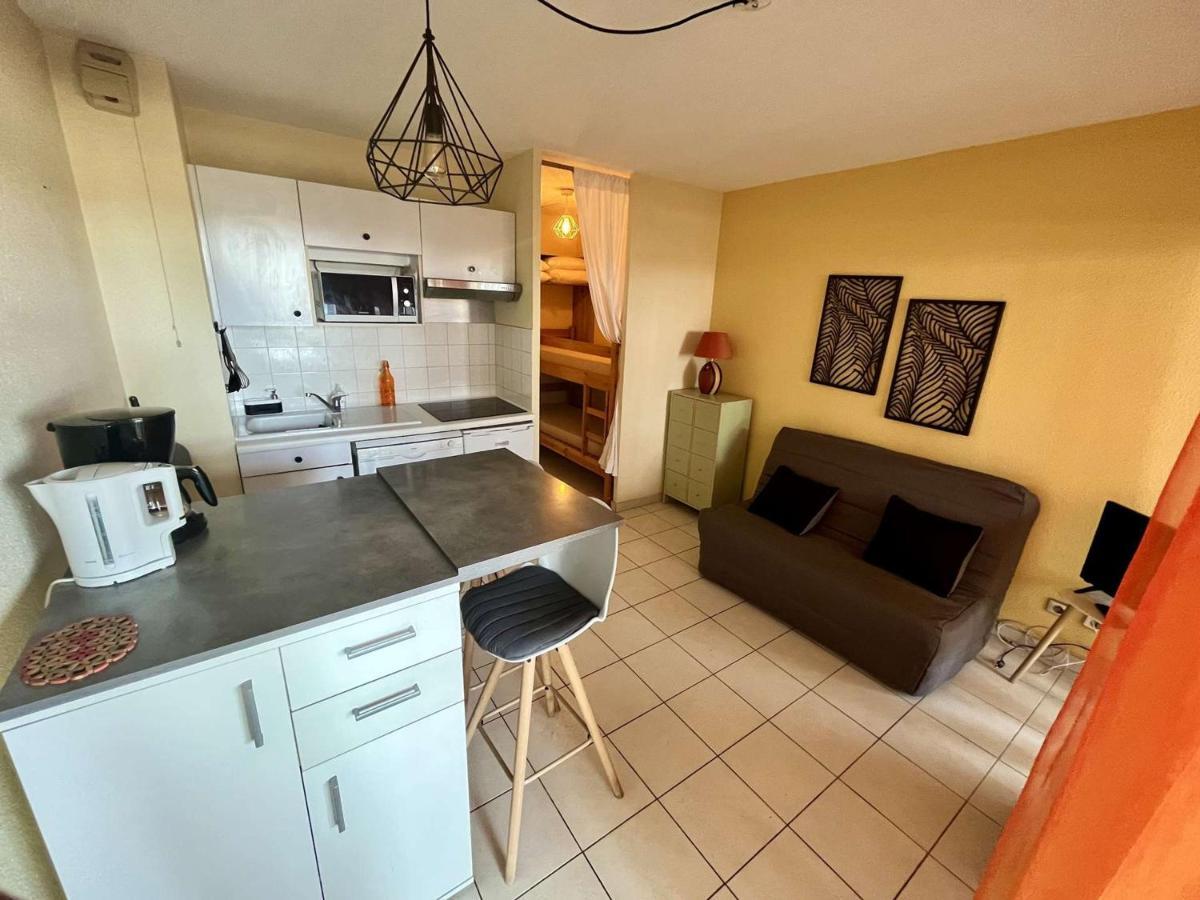 Studio Cabine Avec Terrasse 4 Pers, Acces Direct Plage, Tv, Animaux Admis - Argeles-Sur-Mer - Fr-1-225-798 Ngoại thất bức ảnh