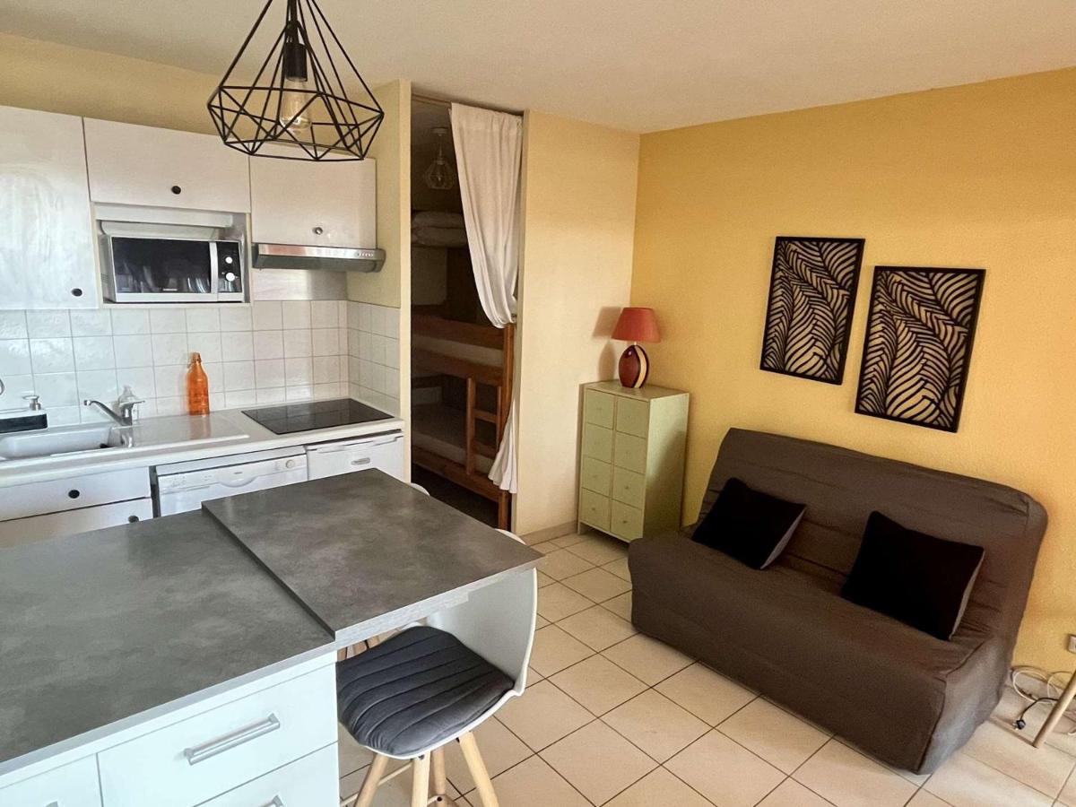 Studio Cabine Avec Terrasse 4 Pers, Acces Direct Plage, Tv, Animaux Admis - Argeles-Sur-Mer - Fr-1-225-798 Ngoại thất bức ảnh